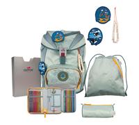 DerDieDas Exklusiv Eco Schulranzenset 5-teilig Grey Planet