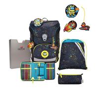 DerDieDas Exklusiv LED Schulranzenset 5-teilig Crazy