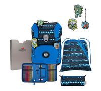 DerDieDas Exklusiv Superflash Schulranzenset 5-teilig Blue Robot