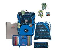 DerDieDas Exklusiv Superflash Schulranzenset 5-teilig Blue Robot