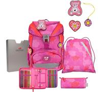 DerDieDas ErgoFlex school bag set 5pcs. pink