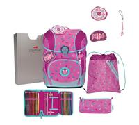 DerDieDas ErgoFlex Tiny School bag set 6-piece pink