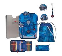 DerDieDas satchel ErgoFlex Tiny Set 6 -piece Turbo Speed blue