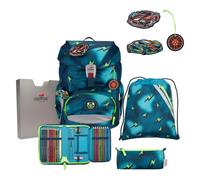 DerDieDas ErgoFlex school bag set 5pcs. gray
