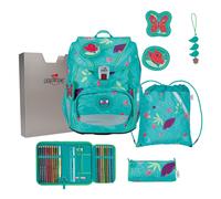 DerDieDas ErgoFlex school bag set 5pcs. green