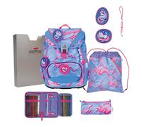 DerDieDas ErgoFlex Light School bag set 5-piece purple