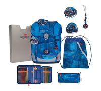 DerDieDas ErgoFlex Tiny School bag set 6-piece gray