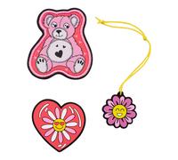 DerDieDas Interchangeable Buttons 3-Piece Set Roses, Roses, Interchangeable Buttons, 3 Pieces.