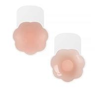 DERDOUT Silicone Pasties Breast Lift - Invisible Breast Petals, Silicone Nipple Covers Reusable Lifting Bra Cups Breast Pads Self Adhesive Bra for women 2 Pairs