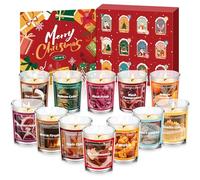 DERDUFT Candle Advent Calendar 2025, Scented Candles in Glass Jars - 600g Total, Soy Wax Luxury Candle Set with Fragrance Labels - Gift for Home, Aromatherapy, Relaxation, Women & Men