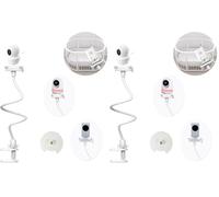 Derebir Baby Camera Monitor Mount Holder Compatible with Babysense V43_2CAM and MaxView 2CAM Camera Baby Flexible Baby Monitor Mount Stand (33.7 inch) (Pack of 2)