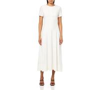 Derek Lam 10 Crosby Women's Olympia Ruched Front Maxi Dress Casual, White, XXL
