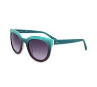 Derek Lam Lore TURQ Womenâs Sunglasses Blue Size 50