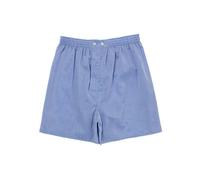 Derek Rose Amalfi Cotton Classic Fit Boxer Shorts, Blue - XX-Large