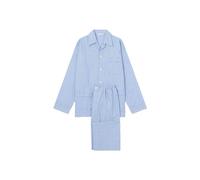 Derek Rose Arran 24 Brushed Cotton Classic Fit Pyjamas, Blue - XX-Large