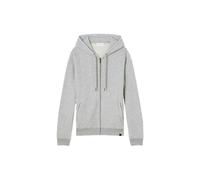 Derek Rose Cotton Modal Full-Zip Hoodie, Silver - Small