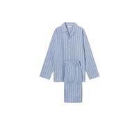 Derek Rose Cotton Pyjama Set, Light Blue - XX-Large