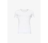 Derek Rose Mens Derek Rose Jack V-Neck Cotton T-Shirt White M