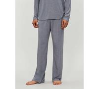 Derek Rose Mens Grey Marlowe Stretch-modal Pyjama Bottoms Xxl