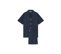 Derek Rose Short Cotton Pyjama Set, Navy - XX-Large