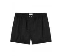Derek Rose Woburn Classic-Fit Silk Boxer Shorts, Black