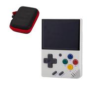 DERELOAS Handheld Game Console -- Mini V4 2.8" IPS Portable Game Console, Retro Game Console Handheld with Storage Bag, Lasts 5-6 Hours, Game Lovers Gift (White)