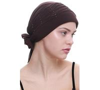 Deresina Chemo Headwear Twisted Hat (Brown - One Size)
