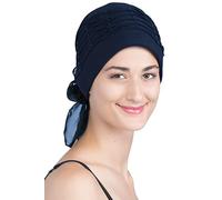 Deresina Chemo Headwear Twisted Hat (Navy - One Size)