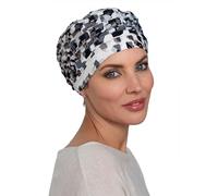 Deresina Harmony Volume Bamboo Chemo Turban for Women - Double-Layer Headwear for Hair Loss, Full-Coverage Beanie & Stylish Hat for Everyday Wear (Patterned V1 - One Size)