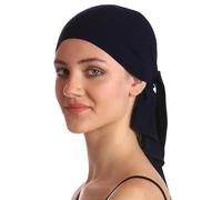 Deresina Headwear Unisex Extra Large Bandana, Multifunctional Headcover, Bamboo Chemo Headwear, Headband Scarf Neckerchief, Hair Face Covering (New Black - One Size)