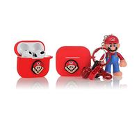 Derhom Airpods 3 Silicone Case Funny Cute Fashion Soft Cartoon Cover Skin Compatible for Apple Airpods 3 [Cartoon with Doll Series ] (Mairo)