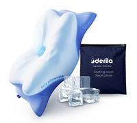 Derila Ergo Cooling Pillowcase, Size 56x36 cm, Bed Pillow Case with Zi