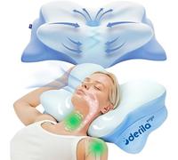 Derila ERGO Memory Foam Pillow. Cervical Neck Pillow for Neck and Shoulder