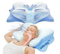 DERILA ERGO Pillow | Memory Foam Neck Pillow, Bed Pillows. Cervical Pilllows for Back, Side, Stomach Sleeper, size 21.25 x 14.17 x 4.72 inches