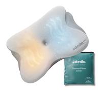 Derila Ergo Thermal Pillowcase (1pc) for Sleeping Pillow, Size 21.25x14.17in, OEKO-TEX - Bed Pillow Case Silky Soft with Zipped Closure, Gray (pillow not included)