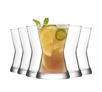 Derin Turkish Tea Glasses - 140ml - Clear - Pack of 12 LAV Clear One Size