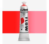 Derivan : Matisse Flow : Acrylic Paint : 75ml : Cadmium Red Medium
