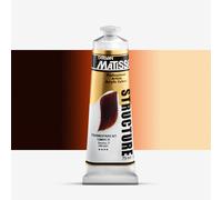 Derivan : Matisse Structure : Acrylic Paint : 75ml : Transparent Umber