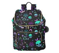 DerlonKaje Dogs Print Women's 15L Lightweight Backpack, Quilted Daypack with Magnetic Snap, Color 011, One Size, Modern