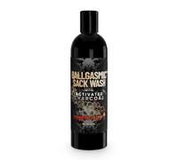 Derm Dude BallGasmic Ball Wash for Men - Anti-Chafing Body Wash with Activated Charcoal for Private Parts | Antibacterial Groin Cleanser & Odor Control Shower Gel - Strawberry Scent, 8oz