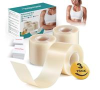 Derm Tape Hydrocolloid Roll - Acne & Pimple Patch - Flexible for Wound Care and Skin Protection - Tape for Burns & Blister Care, Cut-to-Size Hydrocolloid Tape for Daily Use (2in x 12ft x 3Roll)