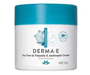 Derma E, Tea Tree & E Antiseptic Creme, Soothing Skin Treatment, 4 oz (113 g)