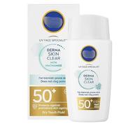 Derma Face Sunscreen With Anti-Blemish Complex 40ml - SPF50+ - Perfect For Normal And Combination Skin, It’s Gentle On The Eyes And Suitable For Daily Use