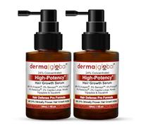 Derma Global High Potency® Hair Growth Serum | 24% Clinically Proven Actives with 5% Anagain, Baicapil, Procapil, Redensyl, Capilia Longa, Keratin, Tripeptide | Anti Hair Loss Serum Pack of 2 x 30 ml