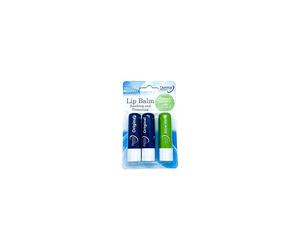 Derma Intensive+ Lip Balm Pack of 3: 2 Original, 1 Aloe Vera for Lasting Hydration and Smooth Lips