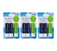 Derma Intensive+ Lip Balm Trio Original & Aloe Vera (3 Pack) Multi
