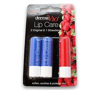 Pack of 3 Original & Strawberry Lip Balms