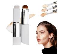 Derma Muse Foundation, DermaMuse White, Korean Colour Changing Foundation Stick, For Older Skin With Brush (Light)