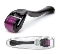 Derma Roller 0.25mm, 540 Titanium Microneedle Roller for Face Facial Wrinkles Hair Loss Stretch Marks Hair Regrowth Micro Needles Professional Microneedling Derma Needling Kit with Case (0.25mm)