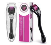 Derma Roller 0.25mm for Hair Growth-Face & Beard Microneedle Roller for Skin Care, Hair Growth, Wrinkles, Stretch Marks, Micro Needling roller 540 Titanium Needle for Men & Women with Carry Case